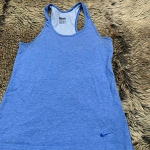 Nike Dri Fit Women’s Small Athletic Strap Tank Top Active Blue Size S